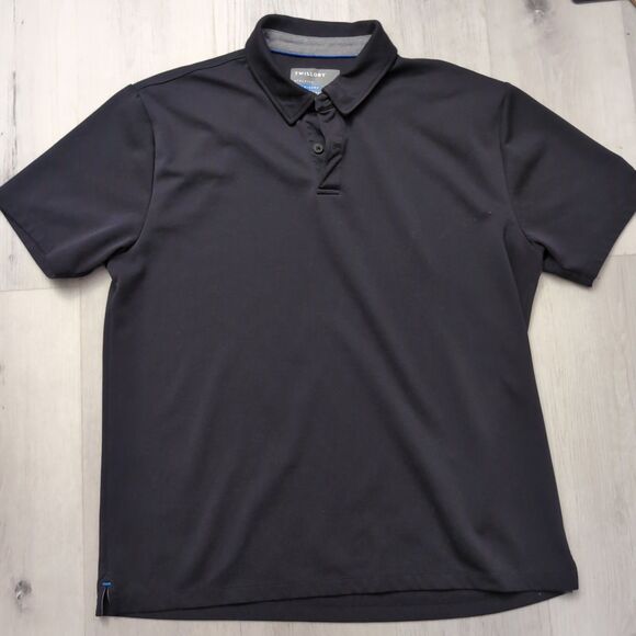 Twillory Polo Mens XL Athletic Athleisure Performance Stretch Button Down - Picture 1 of 6